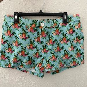Chubbies Womens Shorts - Blue Pineapple XL
